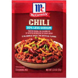 McCormick Chili Seasoning Mix - Less Sodium
