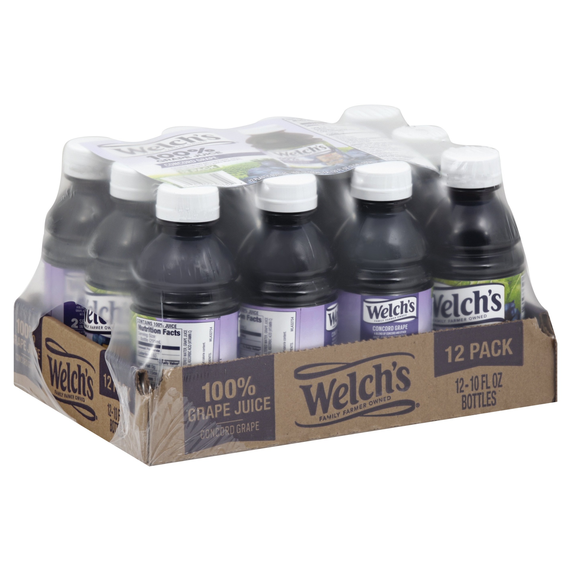 slide 1 of 1, Welch's 100% Concord Grape Juice, 12 ct; 10 fl oz