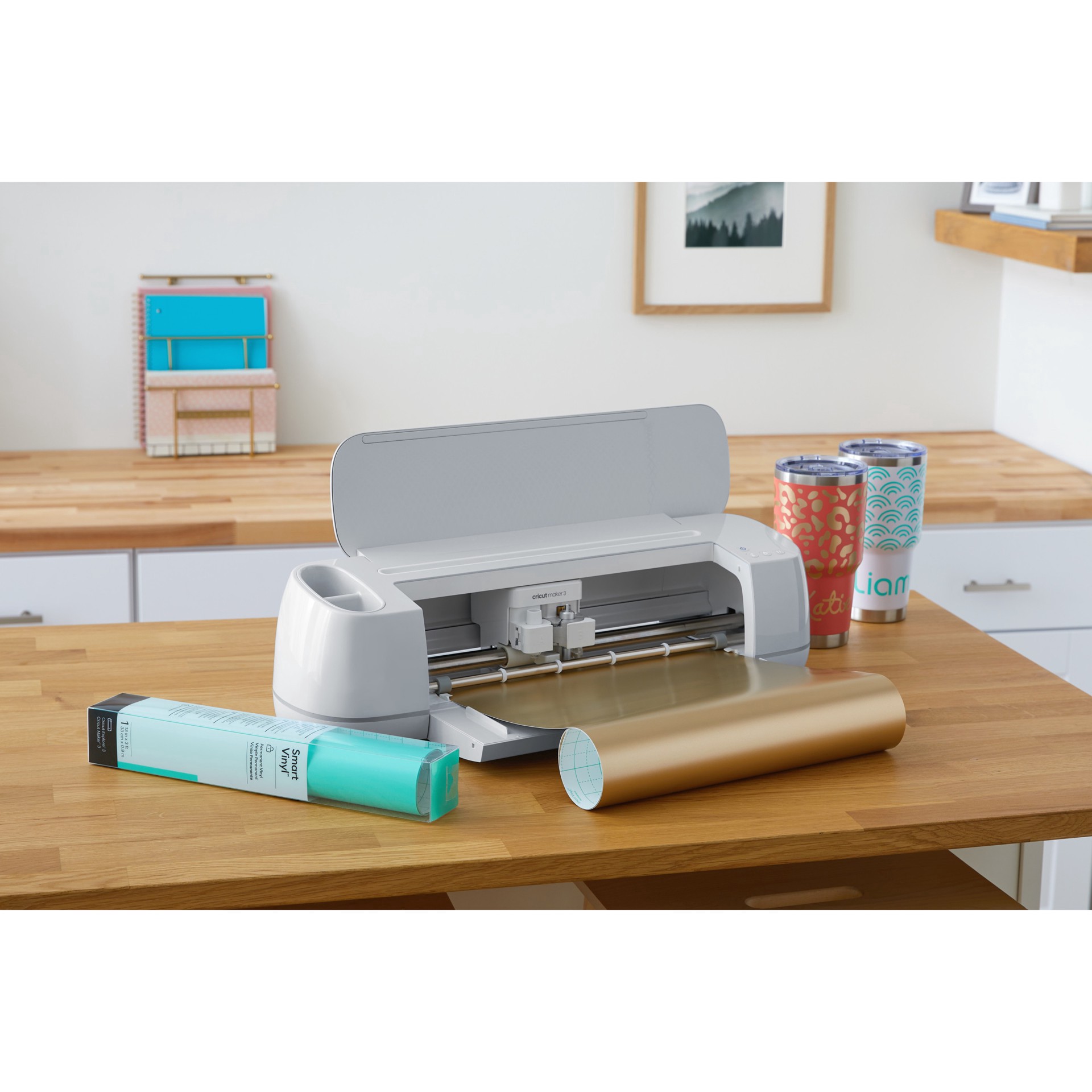 slide 2 of 7, Cricut Permanent Smart Vinyl Matte Metallic, 13 in x 3 ft