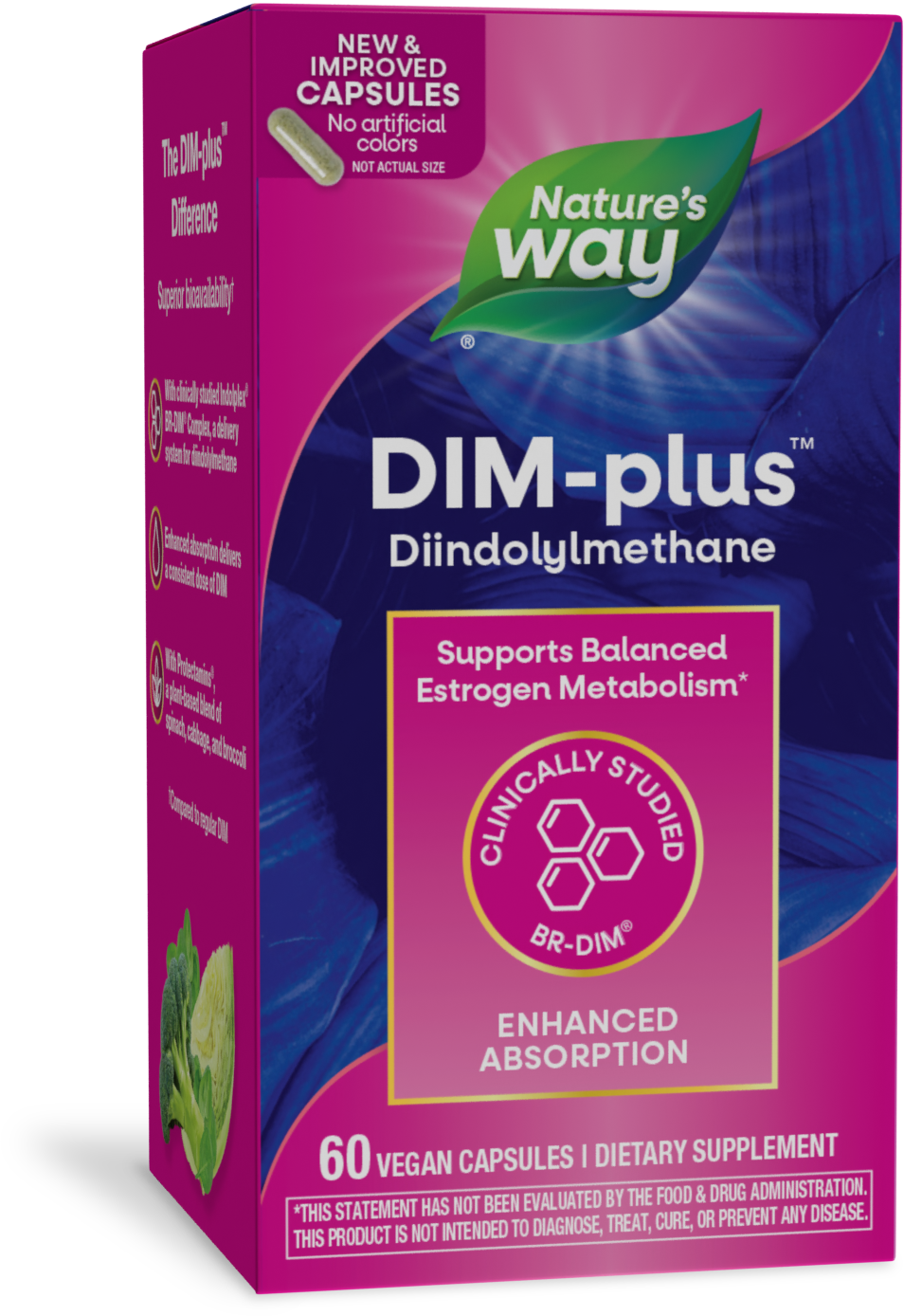 slide 1 of 9, Nature's Way DIM-Plus™, 60 ct