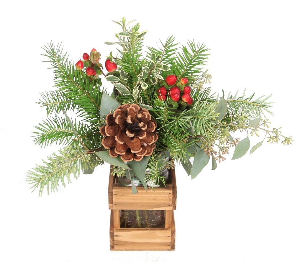 slide 1 of 1, Seasons Greetings Arrangement, 12 ct