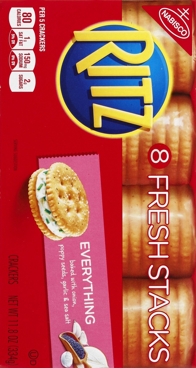 slide 4 of 8, Ritz Crackers 8 ea, 8 ct