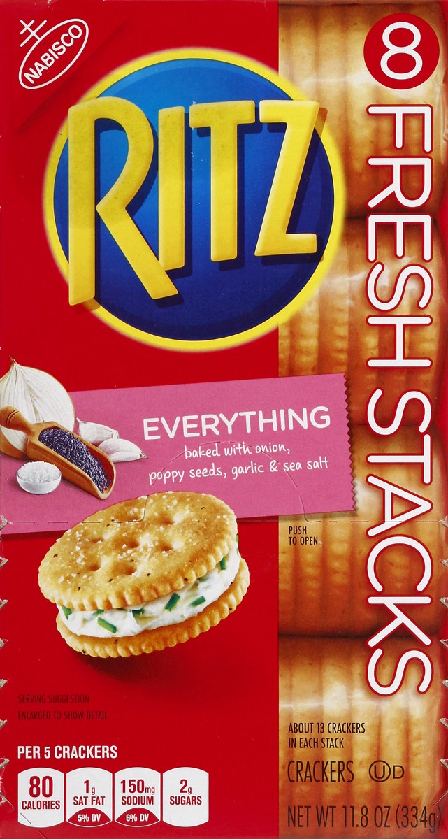 slide 1 of 8, Ritz Crackers 8 ea, 8 ct