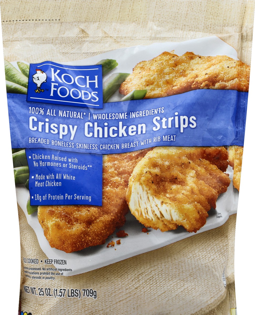 slide 2 of 3, Koch Foods Chicken Strips 25 oz, 25 oz