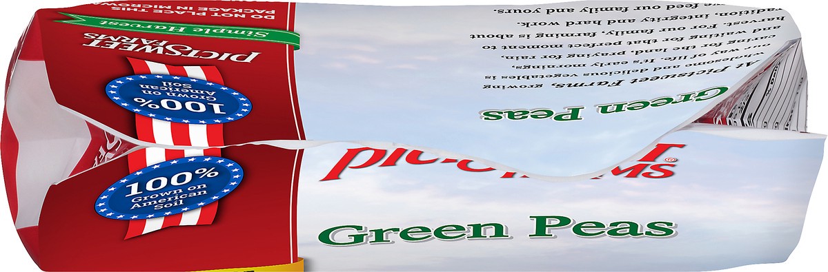 slide 4 of 8, PictSweet Simple Harvest Green Peas, 24 oz