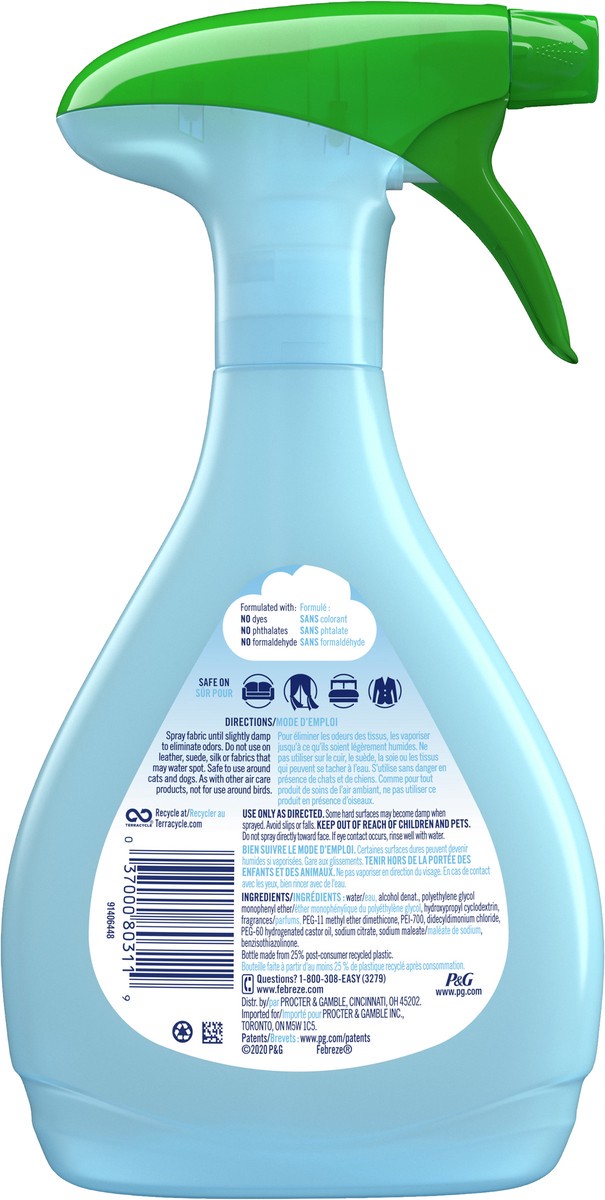 slide 3 of 4, Febreze Odor-Eliminating Fabric Refresher Extra Strength, Botanical Breeze, 16.9 oz. Spray, 16.9 fl oz