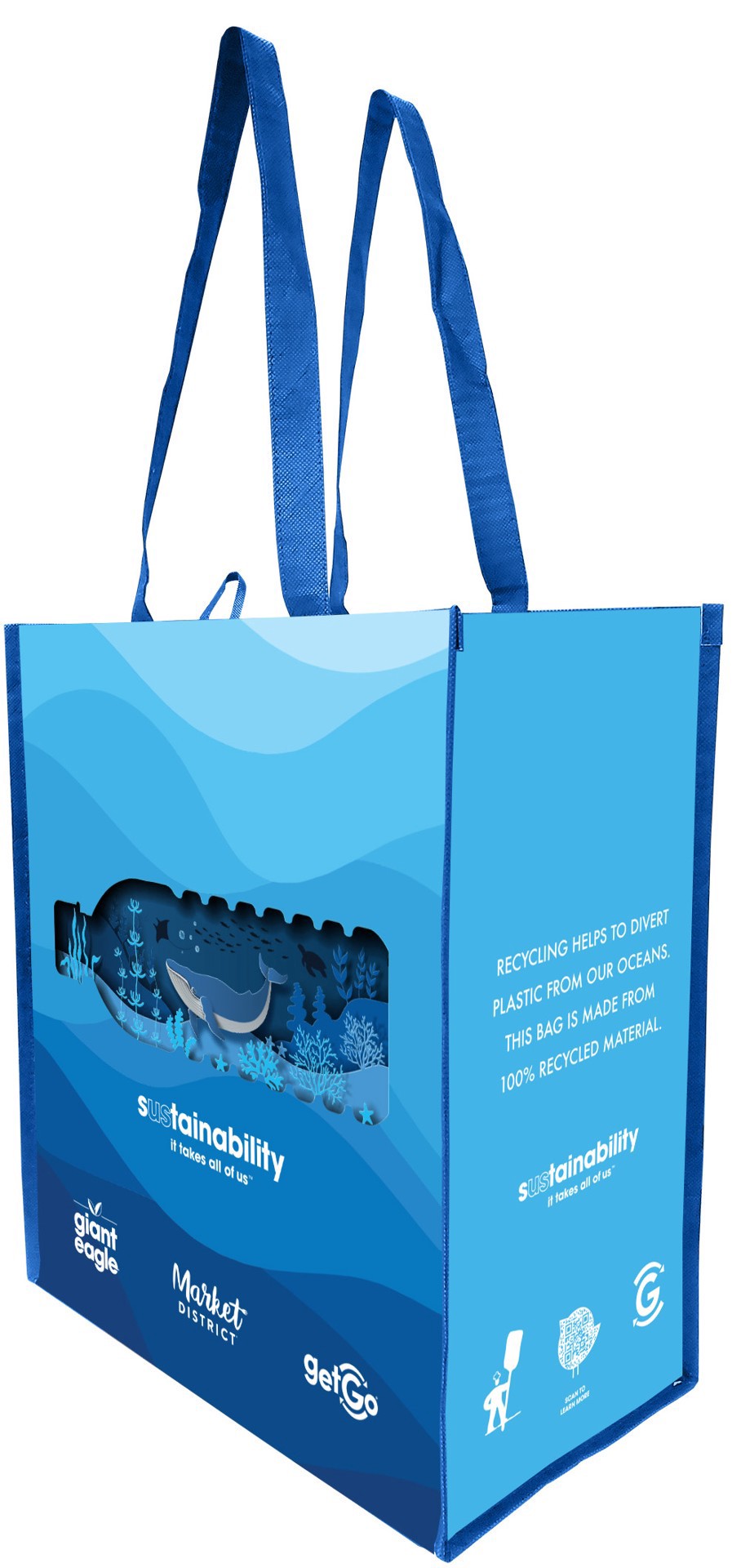 slide 1 of 1, Ge Bottle Reusable Bag, 1 ct