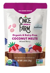 Once Upon a Farm Organic Coconut Melts, Mixed Berry, 1 oz