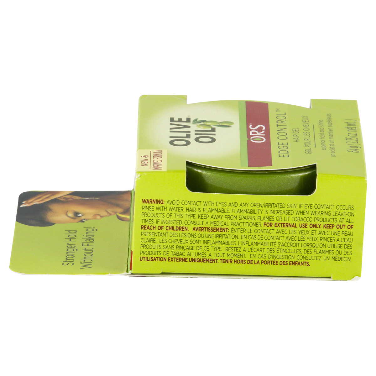 slide 5 of 5, ORS Olive Oil Edge Control Hair Gel, 2.25 oz