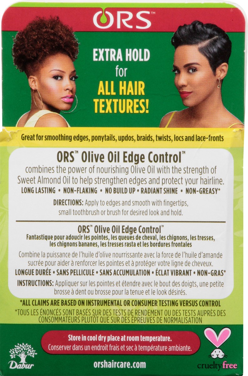 slide 5 of 9, ORS Olive Oil Edge Control Extra Hold Hair Gel 64 g, 64 g