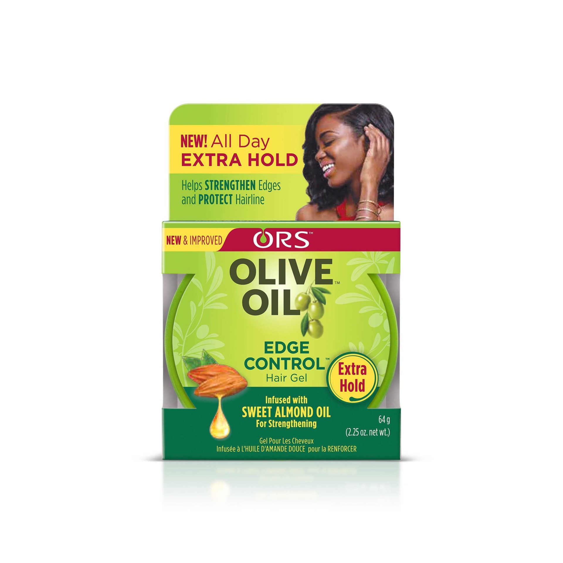 slide 1 of 5, ORS Olive Oil Edge Control Hair Gel, 2.25 oz