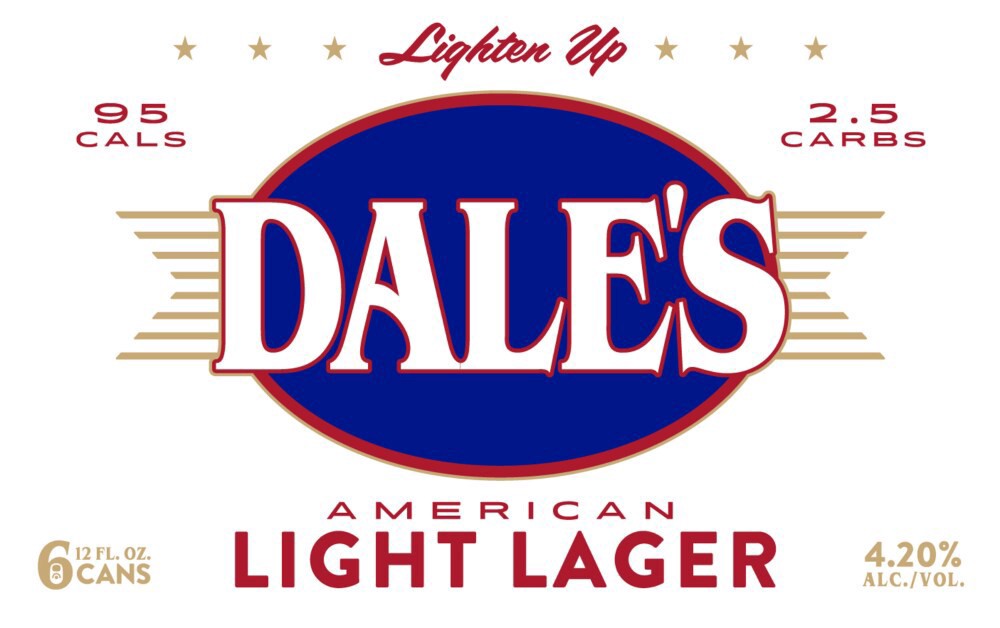 slide 4 of 4, Dale's American Light Lager Beer Cans, 6 ct; 12 fl oz
