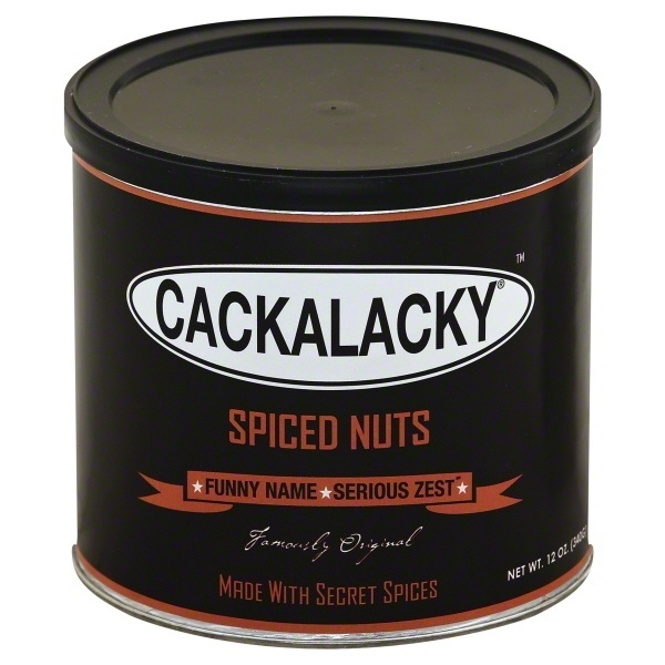 slide 1 of 1, Cackalacky Spiced Nuts, 12 oz