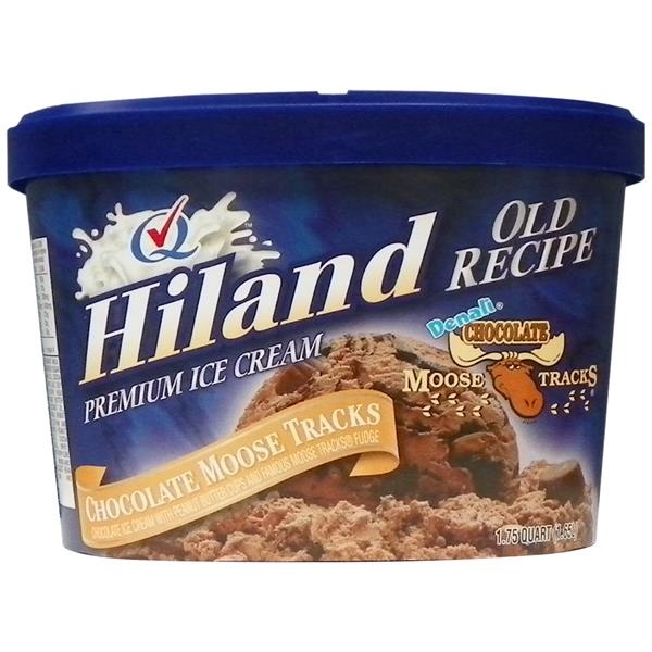 slide 1 of 1, Hiland Dairy Old Recipe Denali Chocolate Moose Tracks Premium Ice Cream, 56 oz