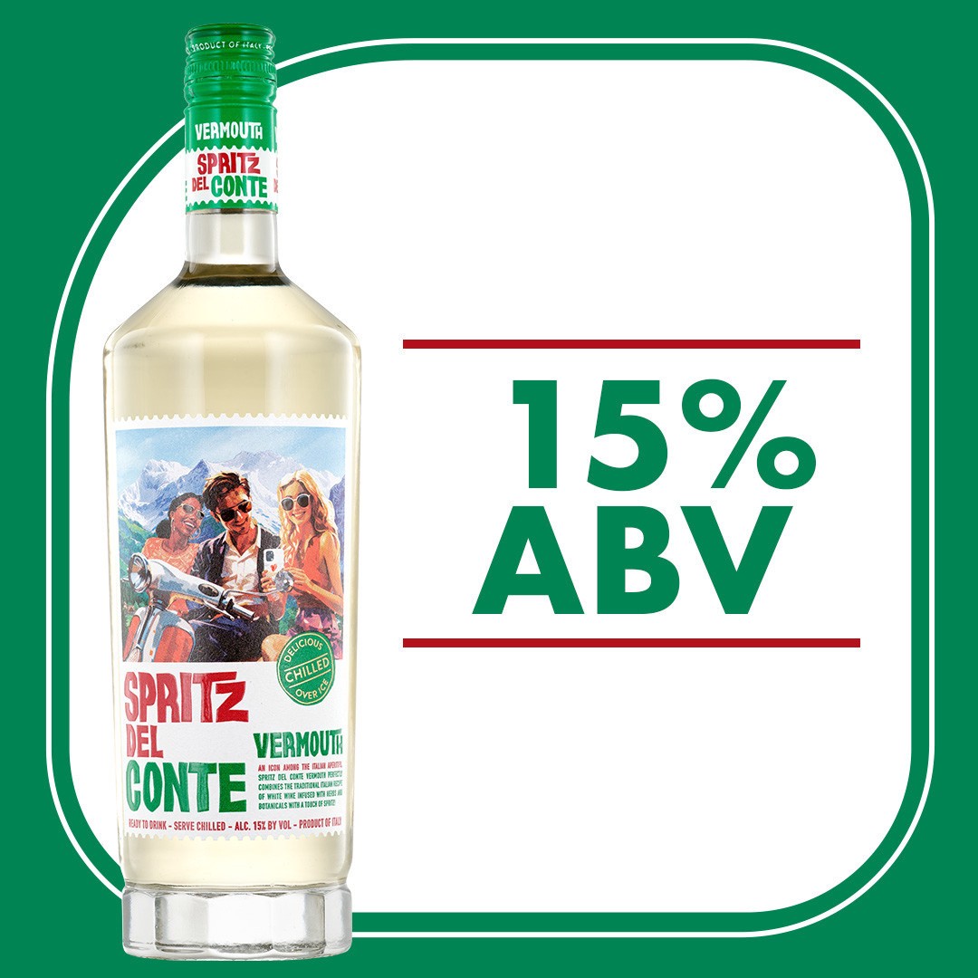 slide 4 of 8, Spritz del Conte Vermouth Wine Cocktail 750 ml, 750 ml