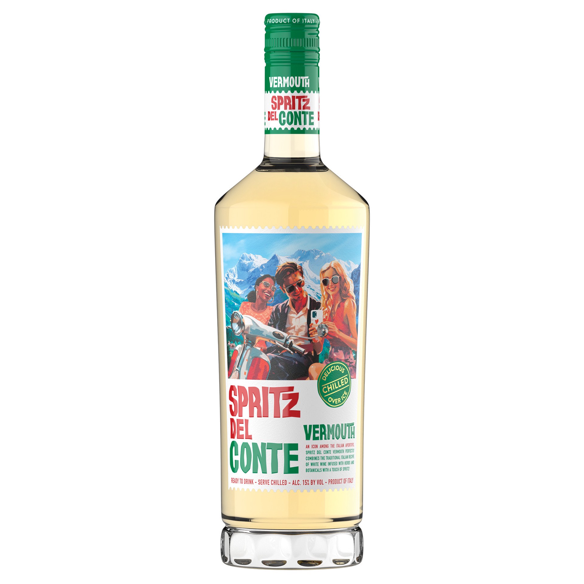 slide 3 of 8, Spritz del Conte Vermouth Wine Cocktail 750 ml, 750 ml