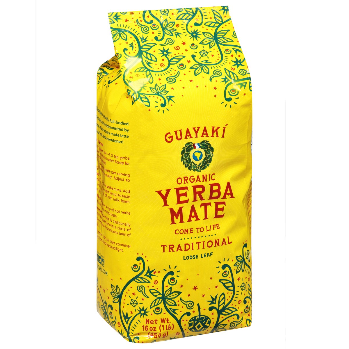 slide 4 of 9, Guayaki Loose Leaf Organic Traditional Yerba Mate - 16 oz, 16 oz