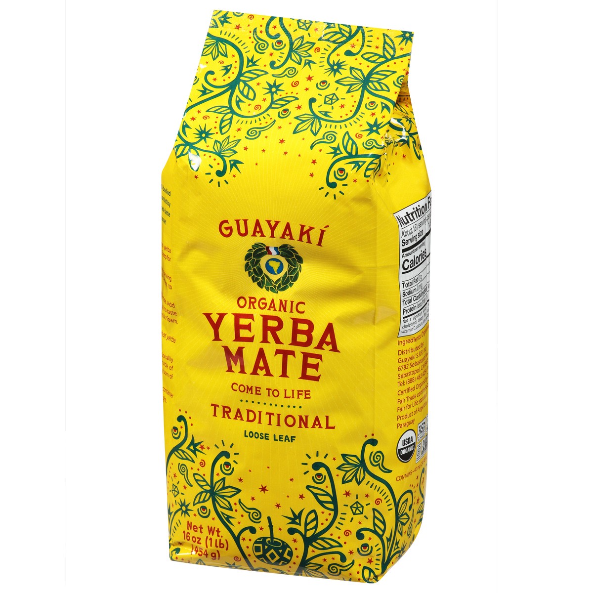 slide 6 of 9, Guayaki Loose Leaf Organic Traditional Yerba Mate - 16 oz, 16 oz