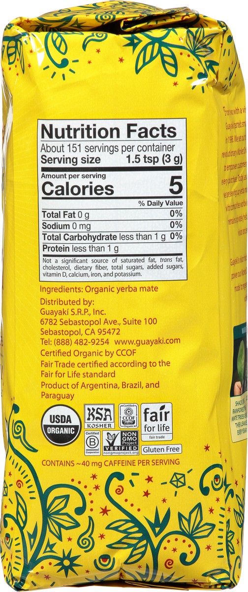 slide 7 of 9, Guayaki Loose Leaf Organic Traditional Yerba Mate - 16 oz, 16 oz