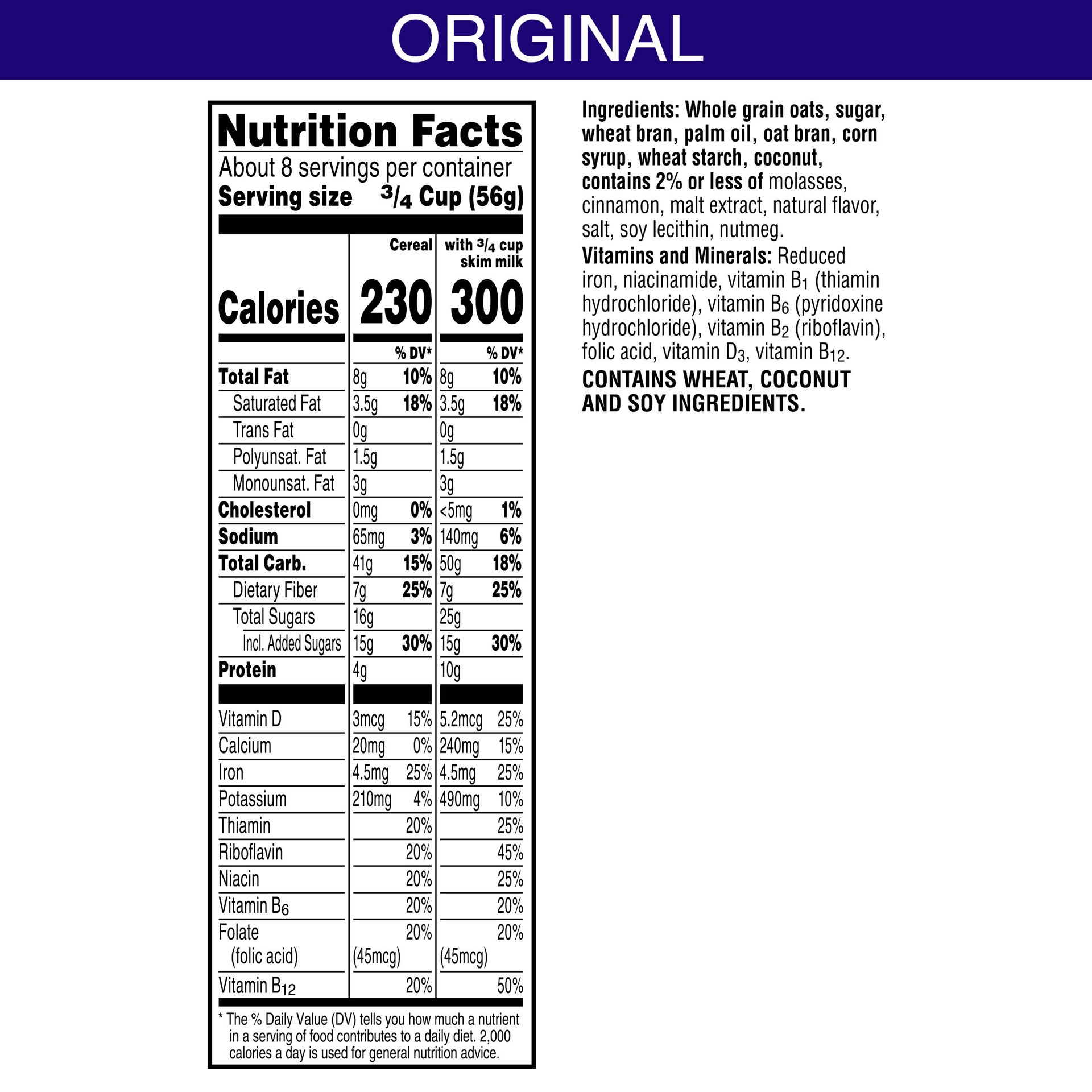 slide 2 of 5, Cracklin' Oat Bran Kellogg's Cracklin' Oat Bran Breakfast Cereal Original, 16.5 oz, 16.5 oz