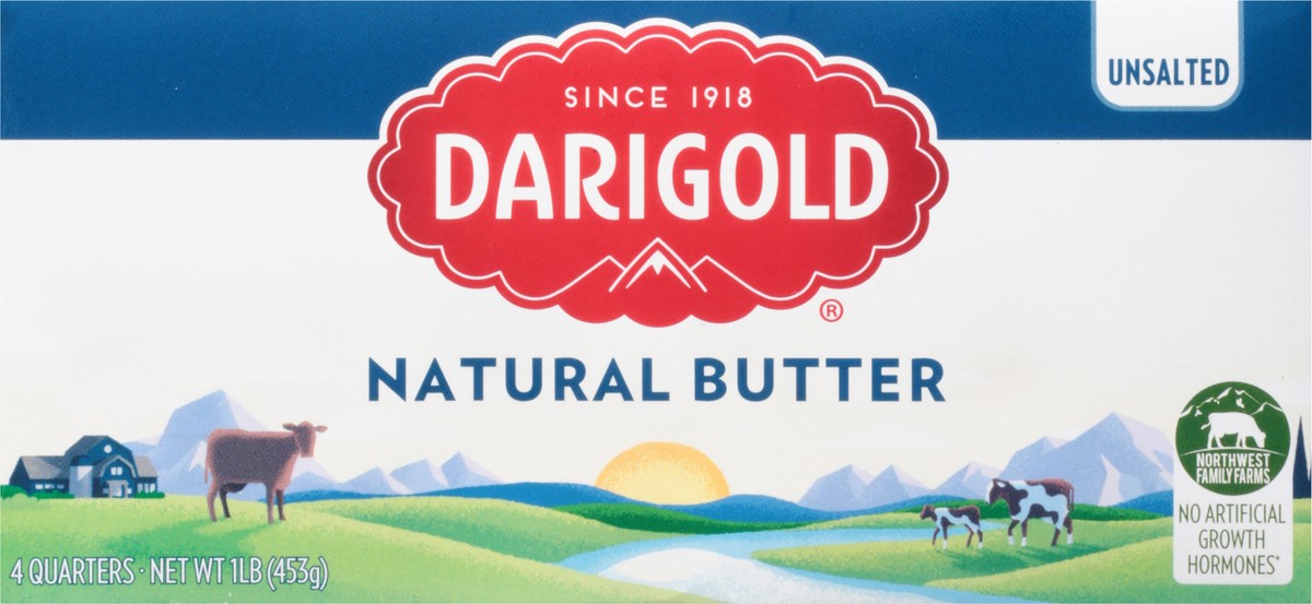 slide 6 of 9, Darigold Butter 1Lb:Unsalted:R Eg, 1 ct