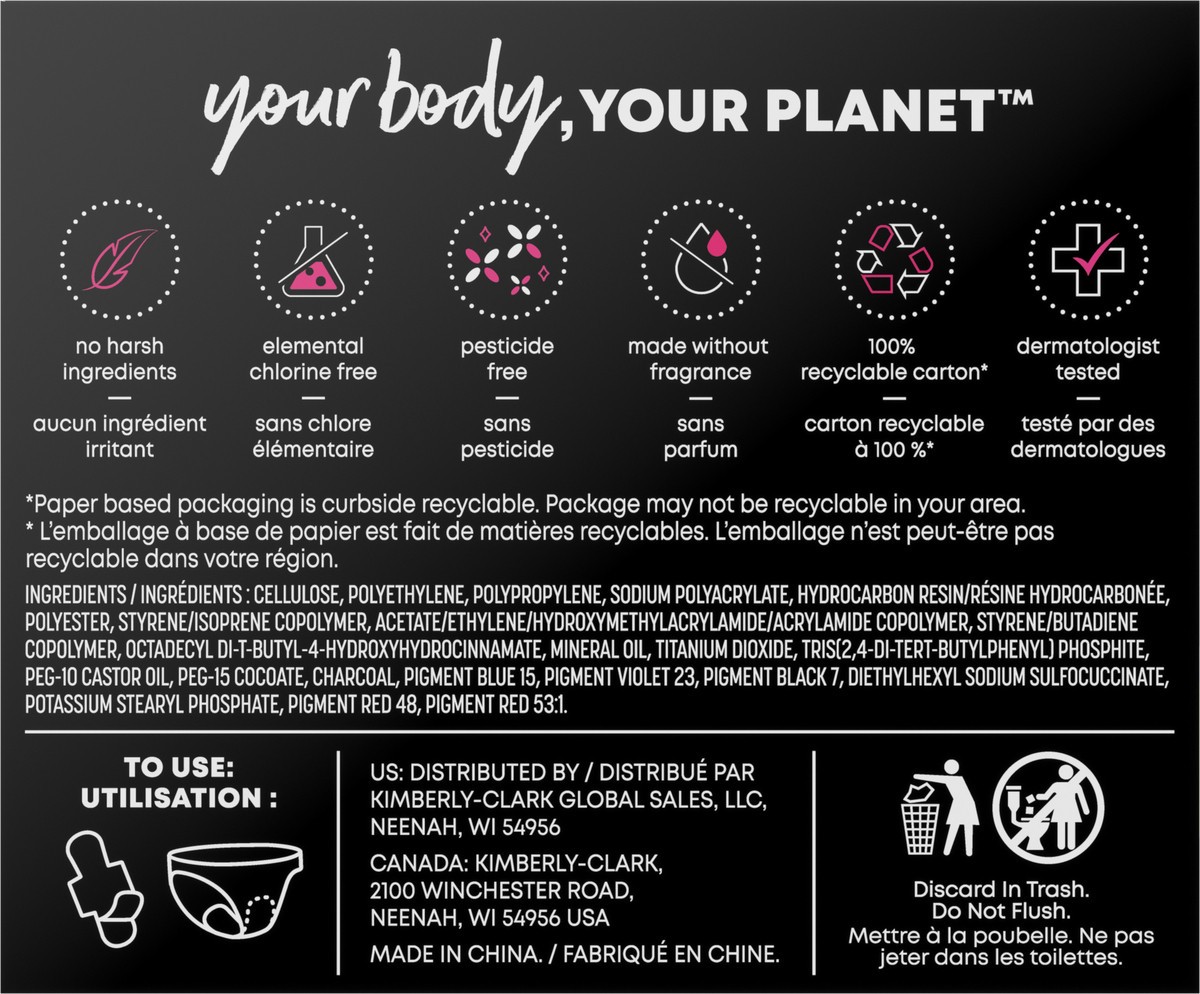 slide 7 of 10, U by Kotex Balance Ultra Thin Pads with Wings, Heavy Absorbency, 16 Count, 16 ct