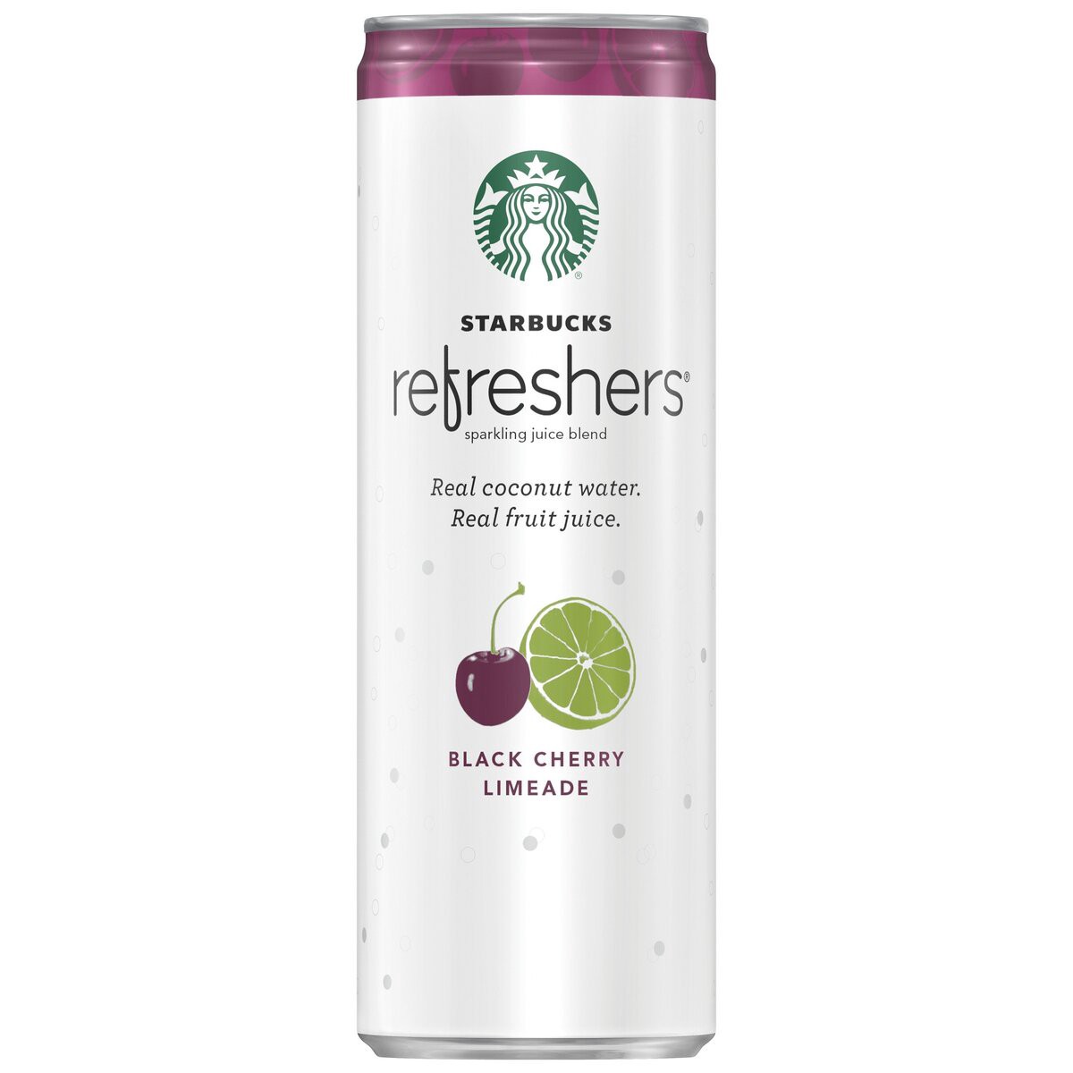 slide 3 of 7, Starbucks Refreshers Sparkling Juice Blend Drink Black Cherry Limeade Flavored - 12 oz, 12 oz