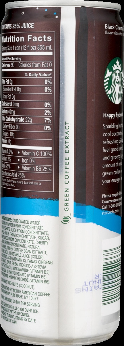 slide 7 of 7, Starbucks Refreshers Black Cherry Limeade, 12 fl oz