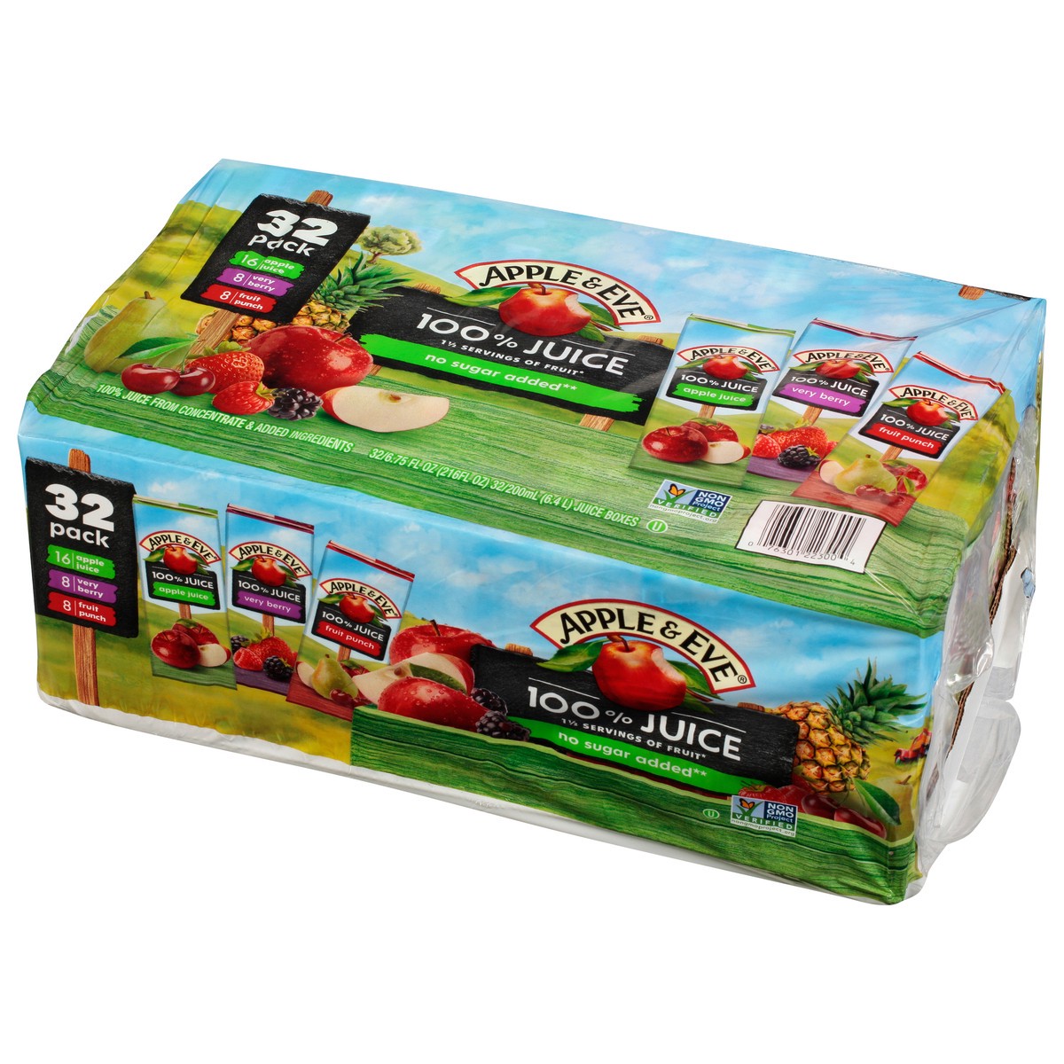 slide 6 of 10, Apple & Eve Apple/Very Berry/Fruit Punch 100% Juice 32 - 6.75 fl oz Boxes, 32 ct; 6.75 fl oz