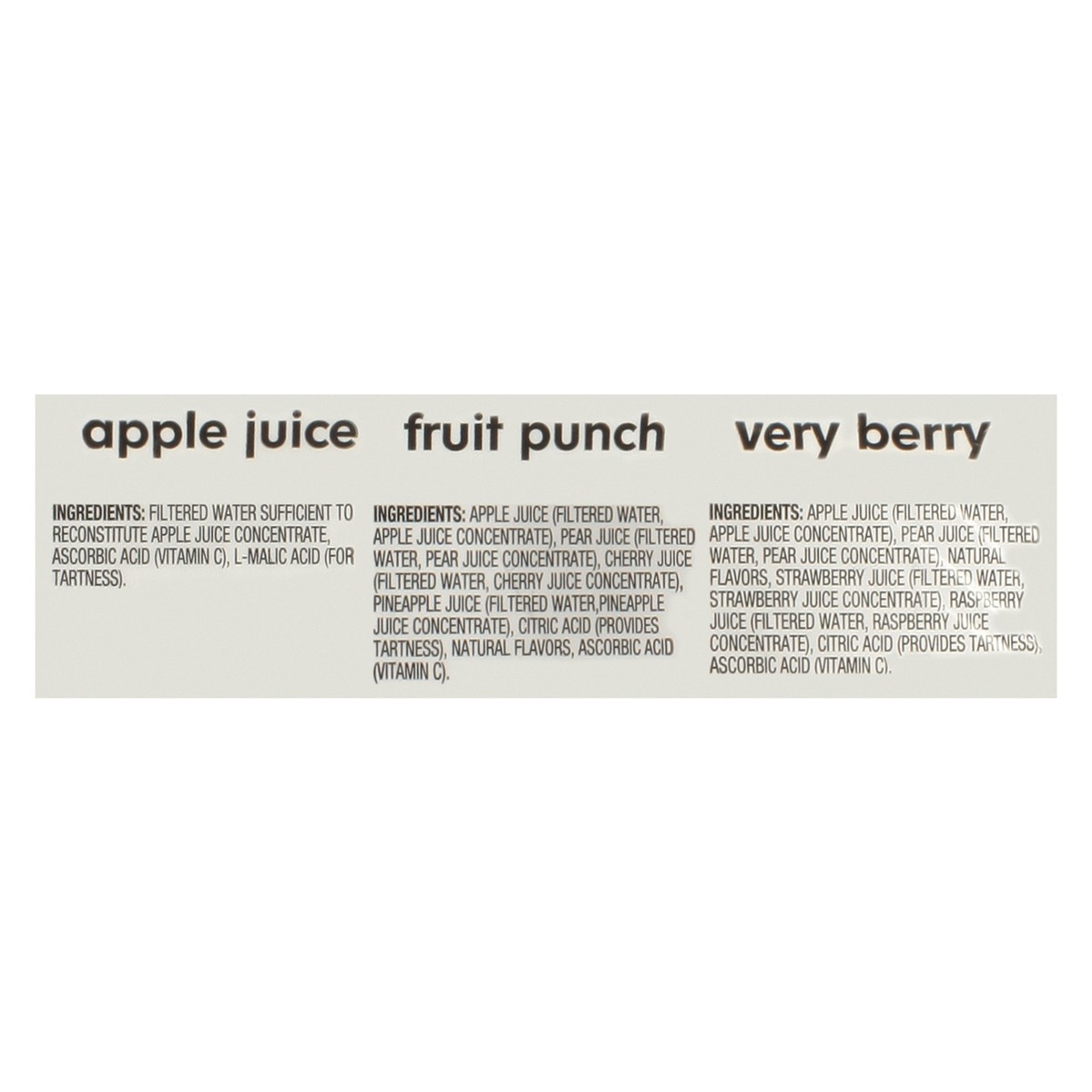 slide 7 of 10, Apple & Eve Apple/Very Berry/Fruit Punch 100% Juice 32 - 6.75 fl oz Boxes, 32 ct; 6.75 fl oz