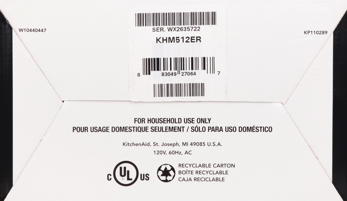 slide 6 of 9, KitchenAid Ultra Power Empire Red 5 Speed Hand Mixer 1 ea, 1 ct