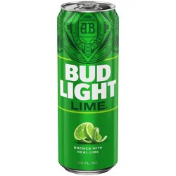 Bud Light Lager Lime Beer 1 pint