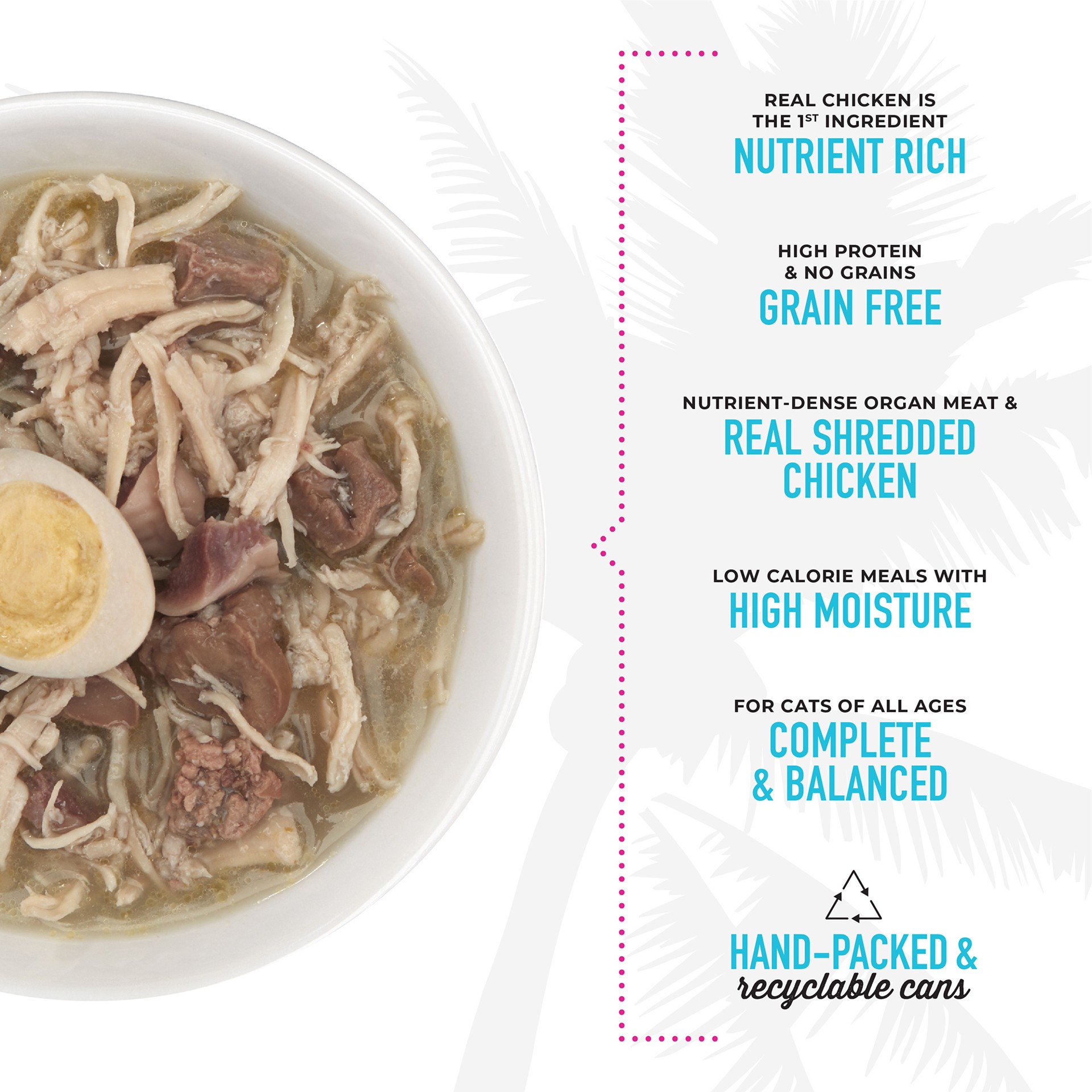slide 6 of 7, Tiki Cat After Dark Whole Foods Wet Cat Food, Chicken & Quail Egg, 2.8 oz. Can (12 Count), 2.8 oz