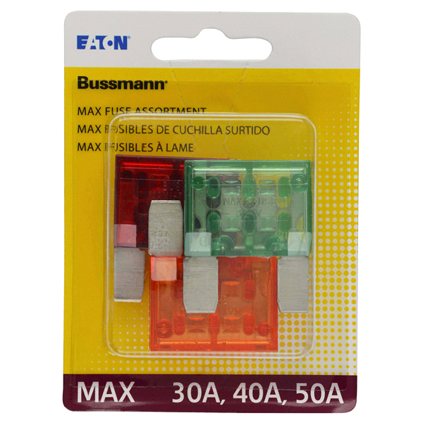 slide 1 of 1, Bussmann MAXI Series Blade Fuse #BP/MAX-A3-RP., 1 ct