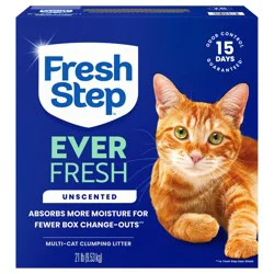 Fresh Step Ever Fresh Multi-Cat Clumping Cat Litter - Unscented