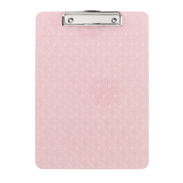 slide 1 of 1, Office Depot Fashion Clipboard, 9'' X 12-1/2'', Pink Diamond, 1 ct