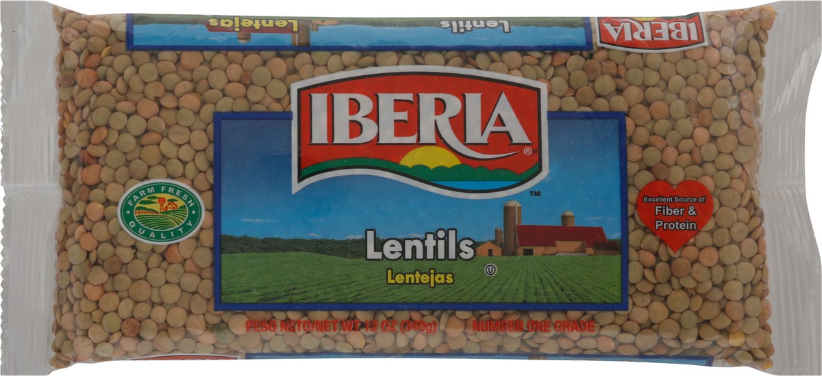 slide 1 of 12, Iberia Lentils 12 oz, 12 oz