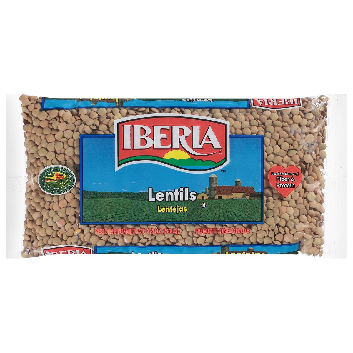 slide 1 of 12, Iberia Lentils 12 oz, 12 oz