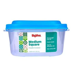 Hy-Vee 5 Cup Medium Square Durable Container