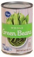 slide 1 of 1, Kroger Whole Green Beans, 14.5 oz