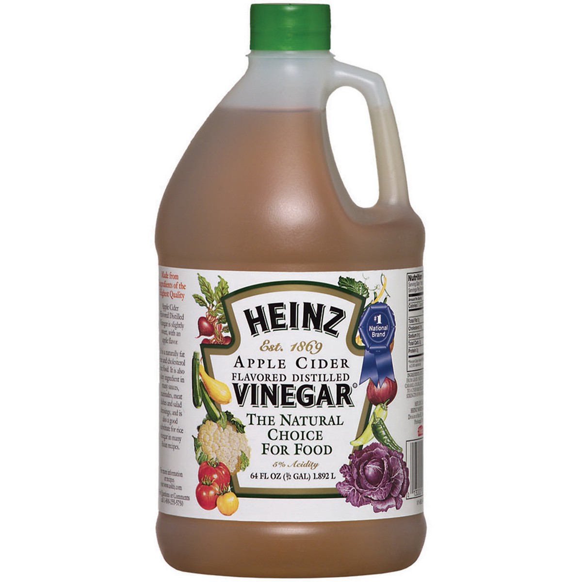 slide 1 of 2, Heinz Distilled Apple Cider Vinegar, 4.18 lb