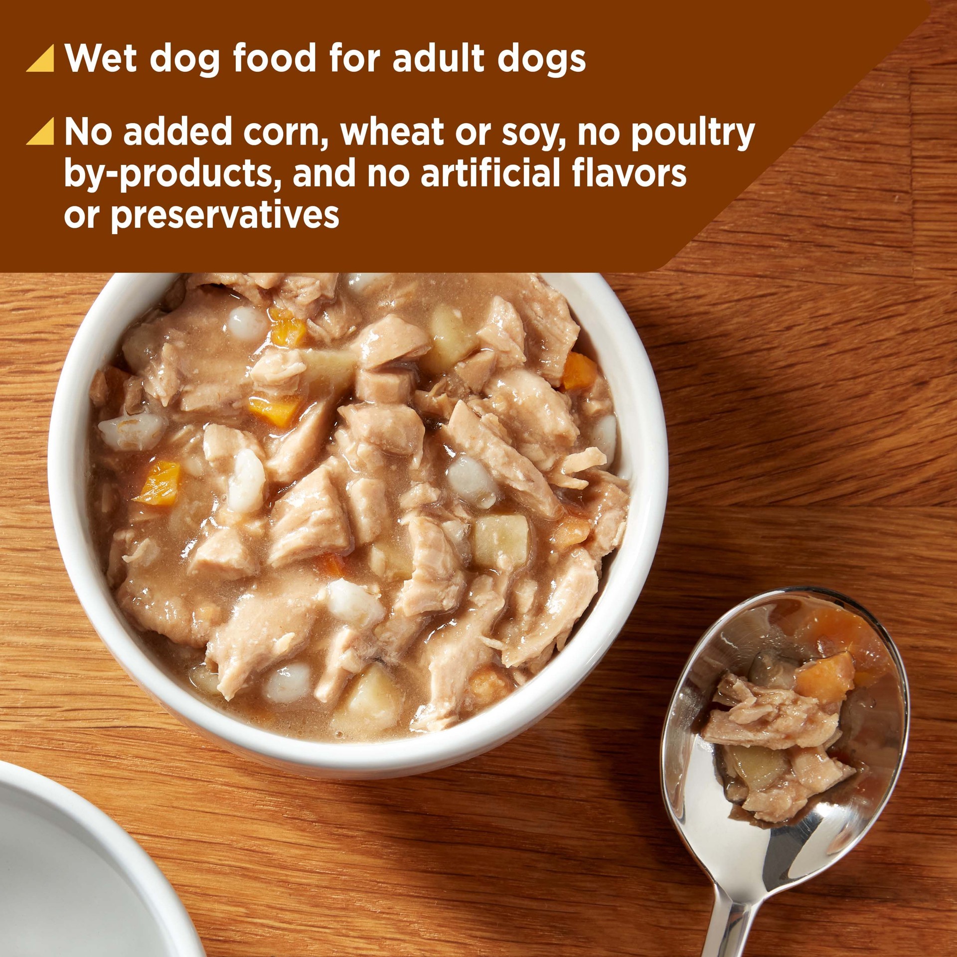 slide 8 of 9, Nature's Recipe Chicken, Barley & Turkey Recipe in Savory Broth Wet Dog Food, 2.75 oz. Cup, 2.75 oz