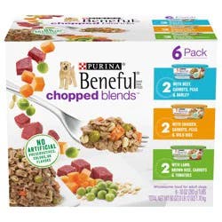 Purina Beneful High Protein Wet Dog Food Variety Pack, Chopped Blends