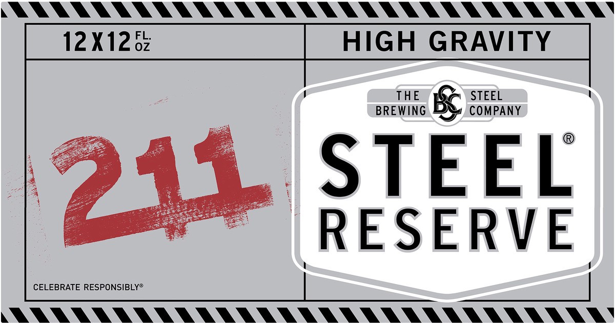 slide 7 of 7, Steel Reserve Beer, 144 fl oz