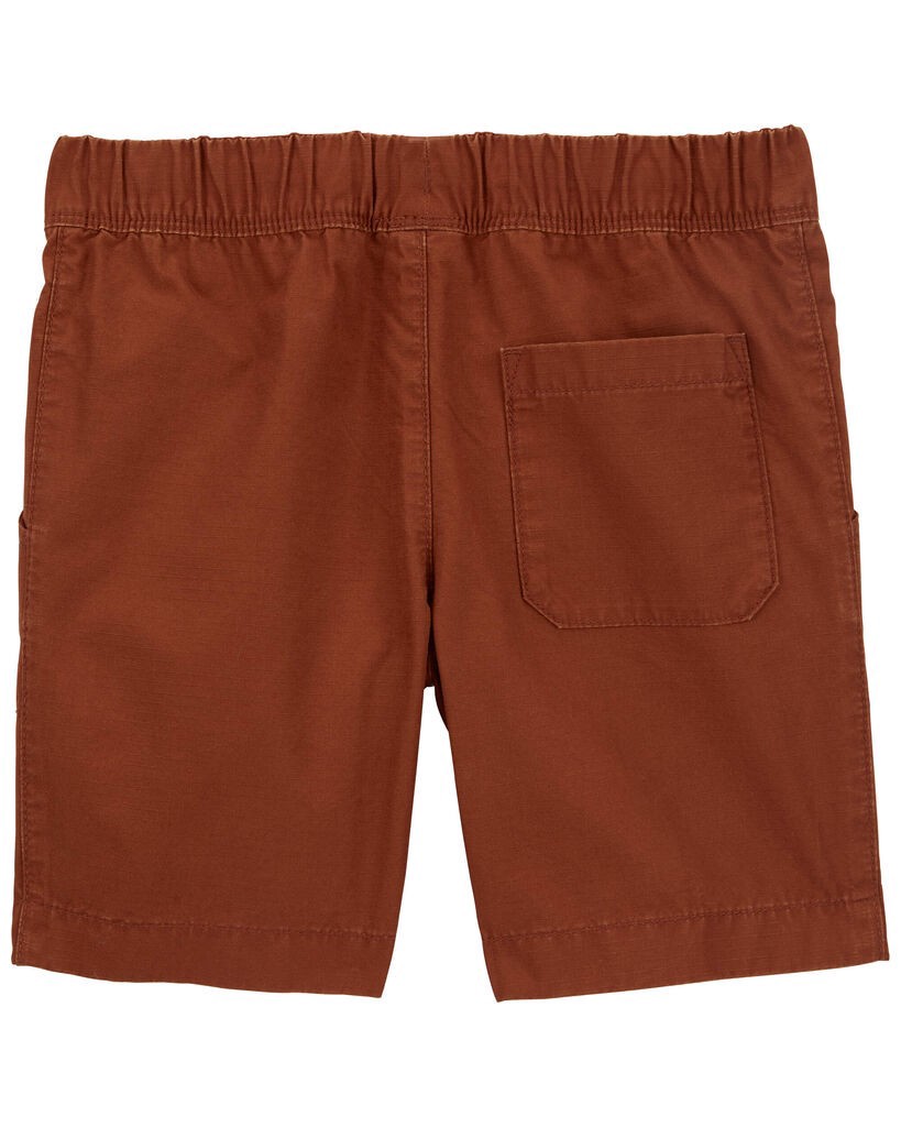 slide 2 of 2, Carter's Kid Pull-On All Terrain Shorts Brown 7, 1 ct