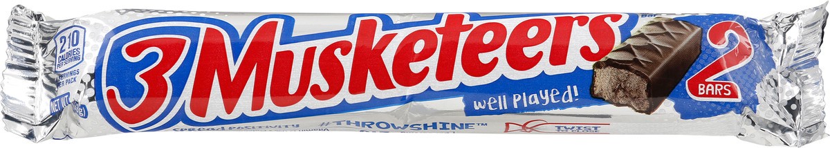 slide 1 of 12, 3 MUSKETEERS Bars 6.28 oz Wrapper, 6.28 oz