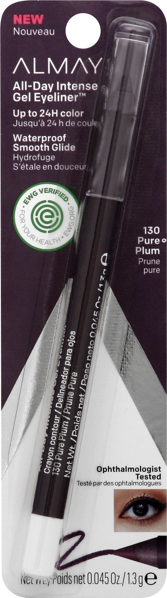 slide 6 of 9, Almay 130 Pure Plum Gel Eyeliner 0.045 oz, 028 oz