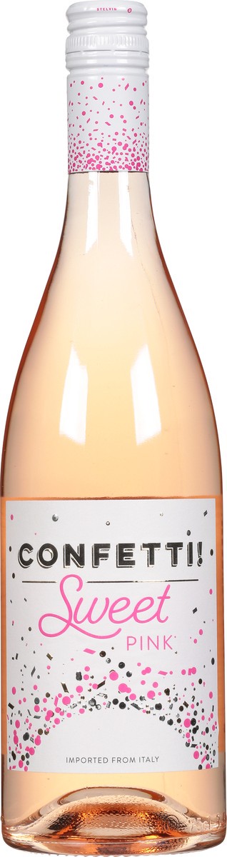 slide 8 of 9, CONFETTI! Rose, Sweet Pink, 750 ml