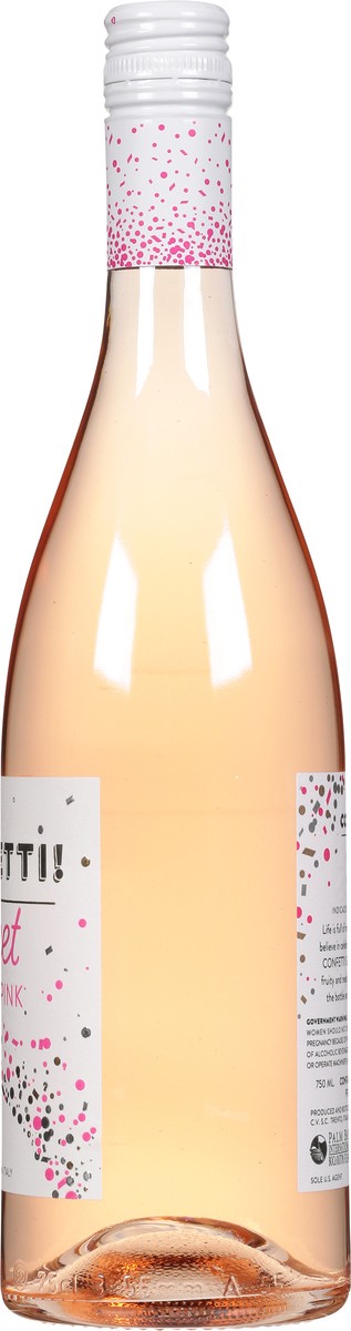 slide 4 of 9, CONFETTI! Rose, Sweet Pink, 750 ml