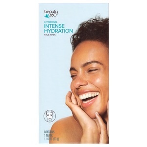 slide 1 of 1, Beauty 360 Hydrogel Intense Hydration Face Mask, 1 ct